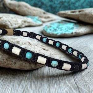 Collier céramique EM© et turquoise